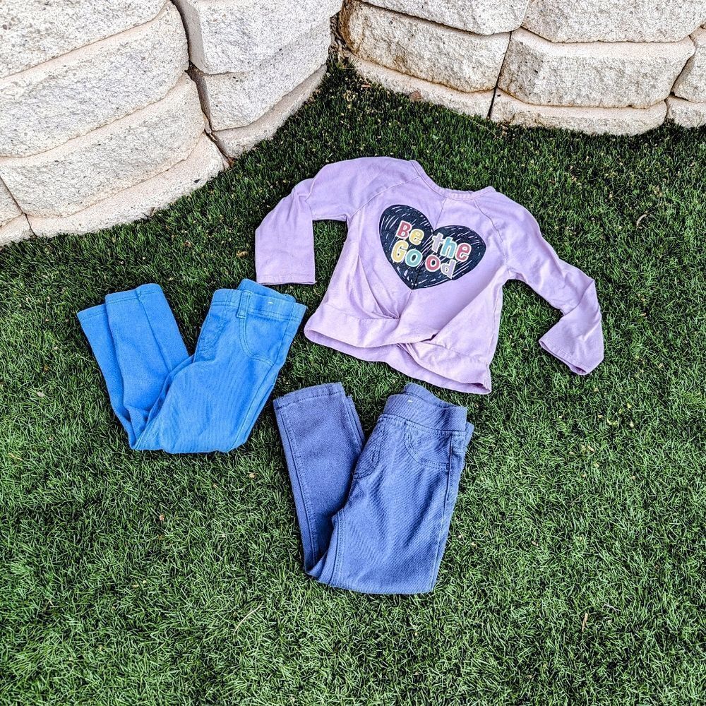 Garanimals "Be the Good" girls 3 piece outfit set